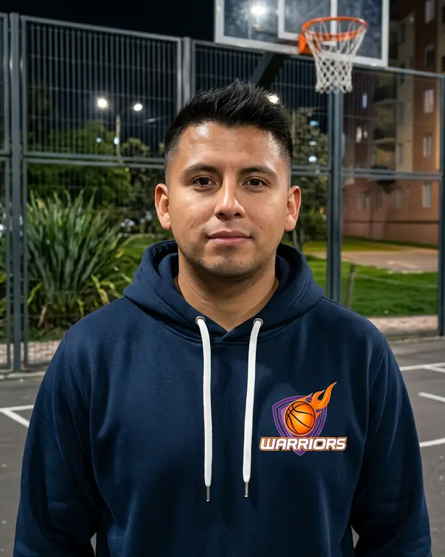 Arnobil Saavedra, entrenador de Escuela Warriors
